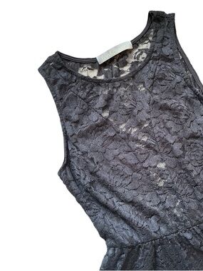 Black Lace Skater Dress - Size Small Juniors LBD Whimsigoth Fit & Flare
